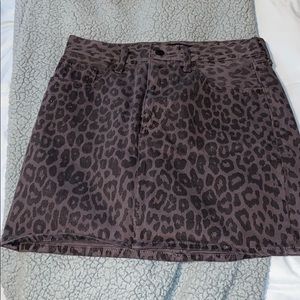 LEPORD DENIM SKIRT